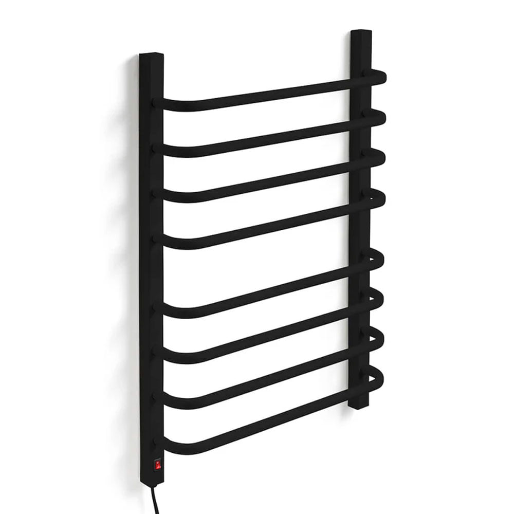 Toalheiro Termico para 2 Toalhas 220V Fio Esquerdo Preto Flape 49261_0